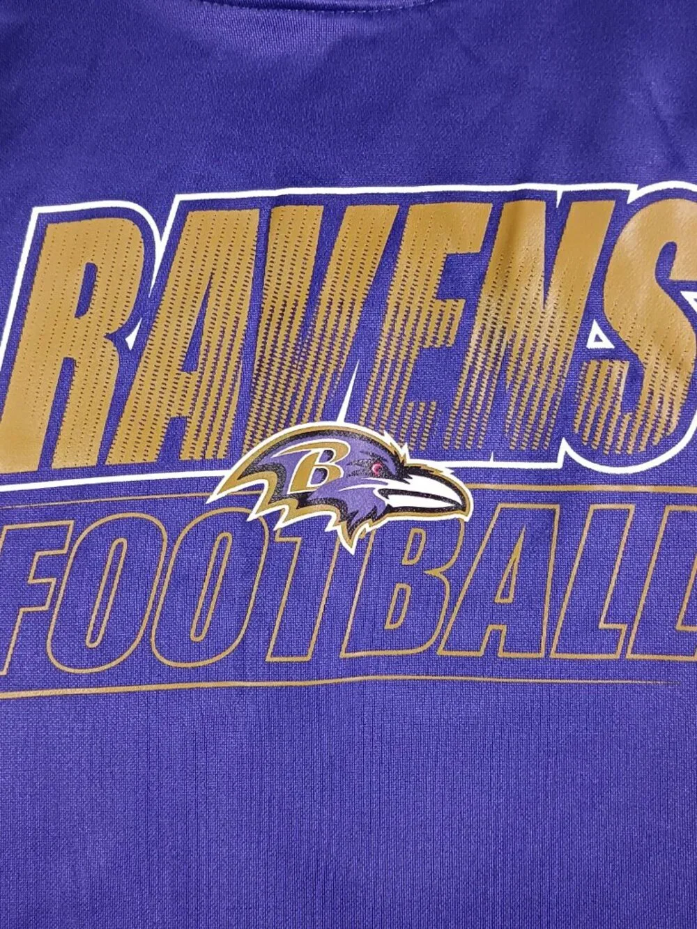 Baltimore Ravens Youth Large (14/16) Hoodie Purple NFL Team Apparel